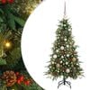 vidaXL Umel&yacute; Skl&aacute;pac&iacute; Vianočn&yacute; Stromček Zelen&aacute; 120 cm PE a PVC