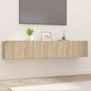 vidaXL TV skrinky 2 ks dub sonoma 80x30x30cm kompozitn&eacute; drevo