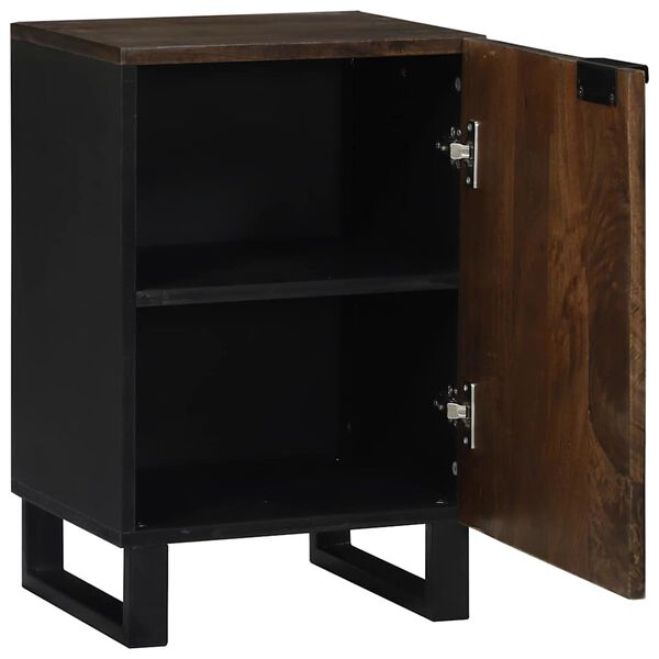 vidaXL K&uacute;peľňov&aacute; skrinka pod um&yacute;vadlo Orech 38 x 33,5 x 58 cm