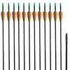 Štandardné šípy na reflexný luk 30" 0,6 cm, sklolaminát 12 ks