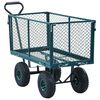 vidaXL Z&aacute;hradn&yacute; ručn&yacute; voz&iacute;k zelen&yacute; 350 kg