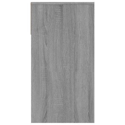 vidaXL Konzolový stolík sivý sonoma 100x39x75 spracované drevo
