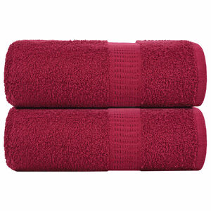 vidaXL Utierky na um&yacute;vanie FROGN 2 ks bordov&eacute; 30x30 cm 360 g/m&sup2;