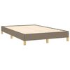 vidaXL Boxspring posteľ s matracom sivohned&aacute; 120x190 cm l&aacute;tka