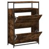 vidaXL Botn&iacute;k dymov&yacute; dub 75x34x112 cm spracovan&eacute; drevo