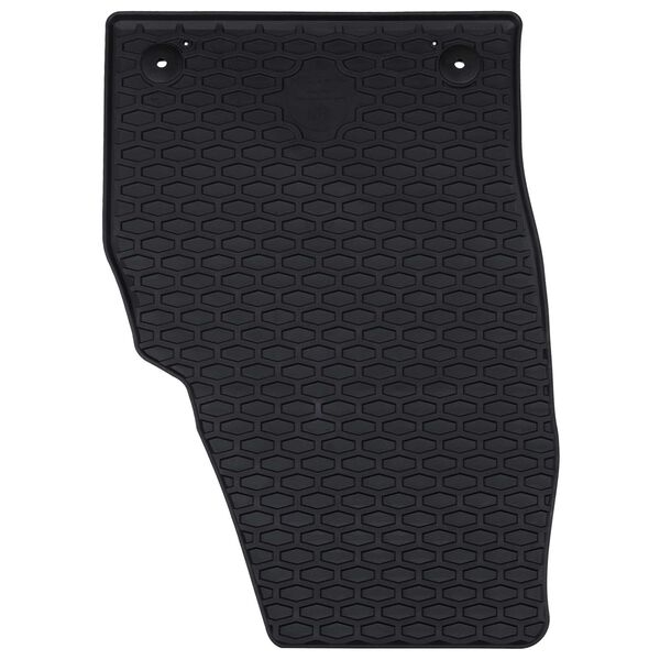 vidaXL Autokoberec 4 pcs Čierna VW POLO , TAIGO Guma