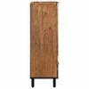 vidaXL Highboard Prírodná 60 x 33,5 x 100 cm Pevné akáciové drevo