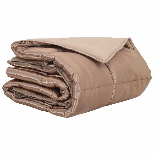 vidaXL Letn&aacute; prikr&yacute;vka Zlat&aacute; 220 x 155 cm Sat&eacute;n a mikrovl&aacute;kno