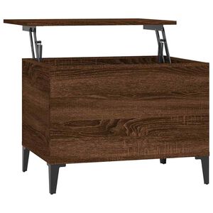 vidaXL Konferenčn&yacute; stol&iacute;k hned&yacute; dub 60x44,5x45 cm spracovan&eacute; drevo