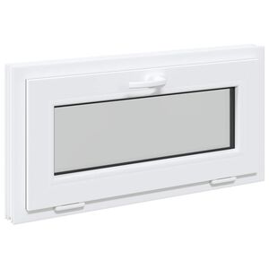 vidaXL Podkrovn&eacute; okno RISOR 80 x 40 cm PVC a sklo Biela