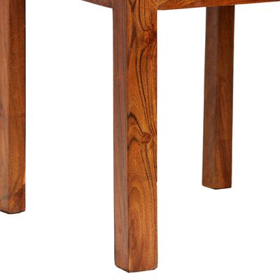 vidaXL Jedálenské stoličky 4 ks, masív a sheeshamové drevo, moderné