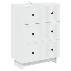 vidaXL Z&aacute;suvkov&yacute; kabinet Biela 66 x 34,5 x 90 cm Kompozitn&eacute; drevo