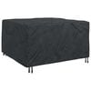 vidaXL Obal na n&aacute;bytok Jednofarebn&yacute; Čierna 150 x 150 x 75 cm 210D