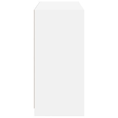 vidaXL Šatník biely 77x48x102 cm kompozitné drevo