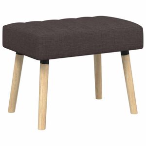 vidaXL Pruhovo pre&scaron;it&aacute; lavica Tmavohned&aacute; 60 x 40 x 45 cm L&aacute;tka