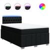 vidaXL Boxspring posteľ s matracom čierna 120x190 cm l&aacute;tka