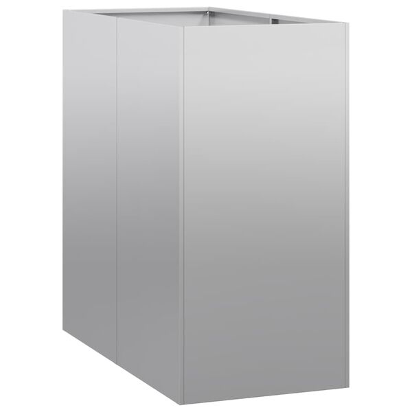 vidaXL Z&aacute;hradn&yacute; kvetin&aacute;č 40x80x80 cm, pozinkovan&aacute; oceľ