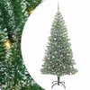 vidaXL Umel&yacute; vianočn&yacute; stromček, snehom obalen&yacute;, s LED svetlom 240 cm