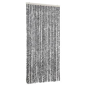 vidaXL Z&aacute;ves proti hmyzu, sivo čierno biely 90x220 cm, ženilka