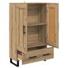 vidaXL Highboard Remeseln&yacute; dub 69,5 x 31 x 115 cm Kompozitn&eacute; drevo