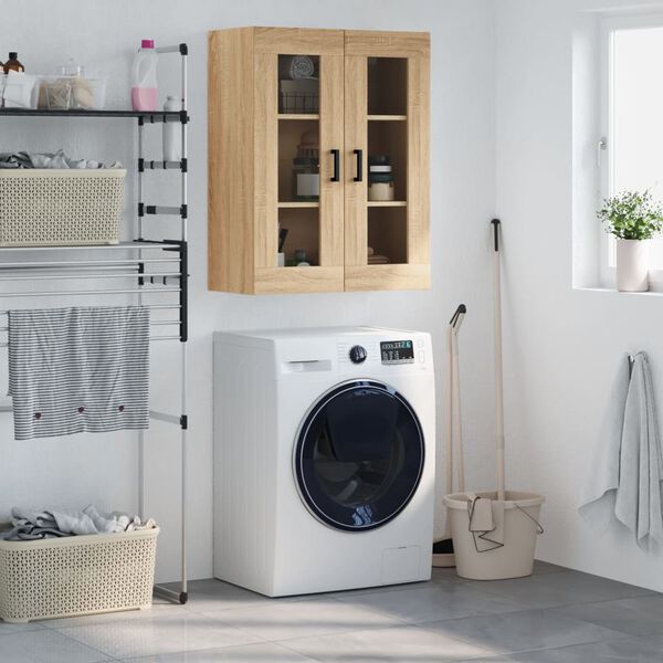 vidaXL N&aacute;stenn&aacute; TV skrinka dub sonoma 69,5x34x90 cm