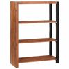 vidaXL Regál na knihy Hnedá 80 x 30 x 110 cm Akáciový masív