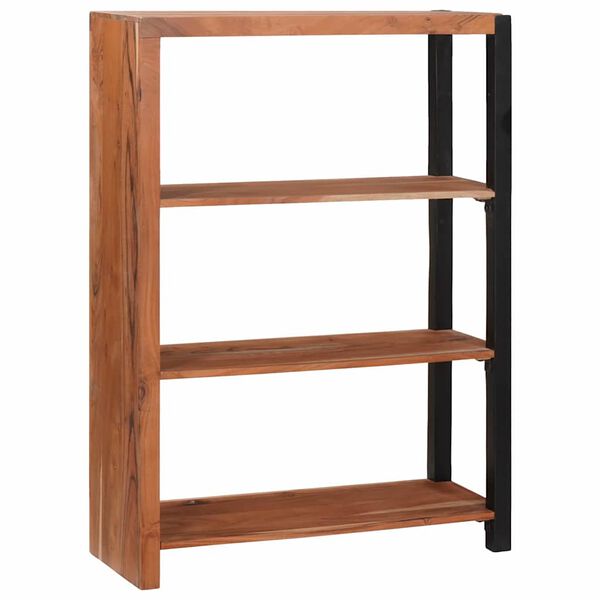 vidaXL Regál na knihy Hnedá 80 x 30 x 110 cm Akáciový masív