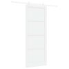 vidaXL Posuvn&eacute; dvere 93 x 232 cm Kompozitn&eacute; drevo Biela