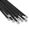 vidaXL Viazac&iacute; p&aacute;s na k&aacute;ble 12 ks 7,9 x 500 mm Čierna