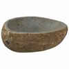 vidaXL Baňa z riečneho kameňa Svetlosiv&aacute; (30-37) x (25-30) x 12 cm
