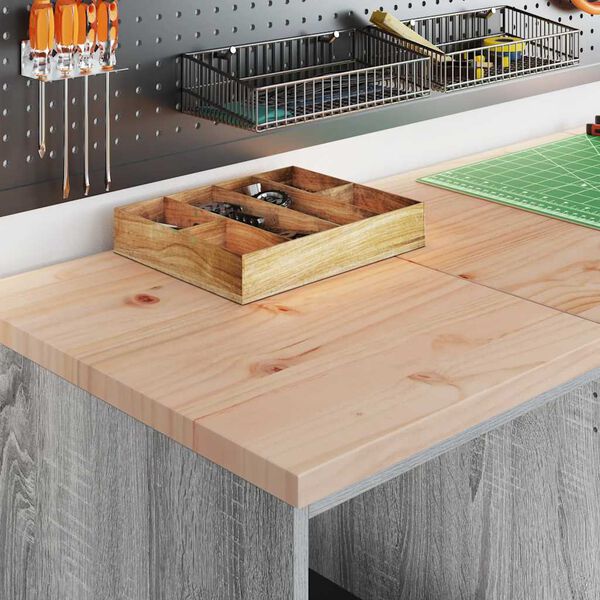 vidaXL Garážová skriňa sivá sonoma 40x51x85 cm masívna borovica