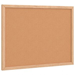 VidaXL Korkov&aacute; doska s mas&iacute;vnym borovicov&yacute;m dreven&yacute;m r&aacute;mom 40x30 cm