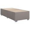 vidaXL Posteľn&yacute; r&aacute;m boxspring s matracom sivohned&yacute; 90x190 cm l&aacute;tka