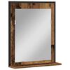 vidaXL Zrkadlo Star&eacute; drevo 50 x 12 x 60 cm Sklo a inžinierske drevo