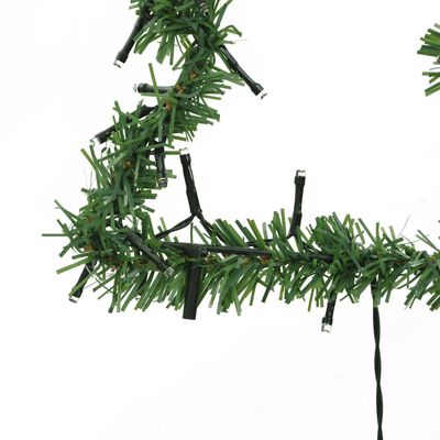 vidaXL Vianočná svetelná dekorácia s hrotmi 3 ks strom 50 LED 30 cm