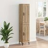 vidaXL Highboard Remeseln&yacute; dub 34,5 x 34 x 180 cm Kompozitn&eacute; drevo