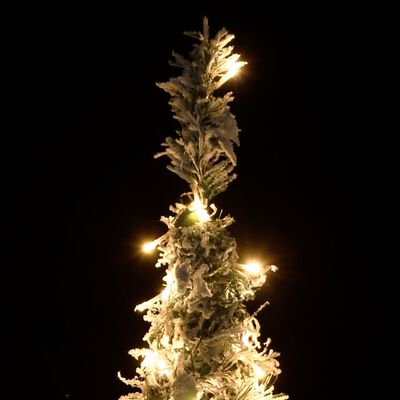 vidaXL Umelý vianočný stromček vyskakovací vločky snehu 50 LED 120 cm