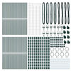 vidaXL Stĺp na plot. 52 pcs Zelen&aacute; 3,2 x 3,2 x 170 cm