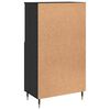 vidaXL Highboard Čierna 60 x 36 x 110 cm Kompozitn&eacute; drevo