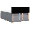 vidaXL Boxspring posteľ s matracom svetlosiv&aacute; 100x200 cm l&aacute;tka