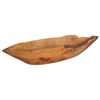 vidaXL Miska na ovocie JEPARA Teakov&aacute; hned&aacute; 61 x 21 x 11 cm