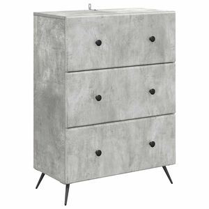 vidaXL Z&aacute;suvkov&yacute; kabinet Bet&oacute;novo siv&aacute; 66 x 34,5 x 90 cm