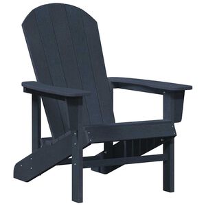 vidaXL Adirondack stolička N&aacute;morn&iacute;cka modr&aacute; 82 x 74 x 92 cm HDPE