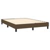 vidaXL Boxspring posteľ s matracom tmavohned&aacute; 140x190 cm l&aacute;tka