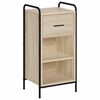 vidaXL Serv&iacute;rovacia skriňa Dub sonoma 97 x 33 x 81 cm Kompozitn&eacute; drevo