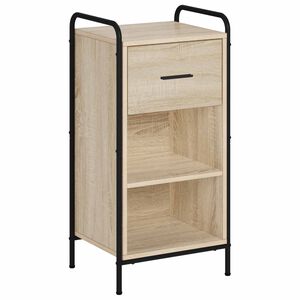 vidaXL Serv&iacute;rovacia skriňa Dub sonoma 97 x 33 x 81 cm Kompozitn&eacute; drevo