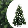 vidaXL Umel&yacute; vianočn&yacute; stromček s guľami 120 cm 150 LED Tepl&aacute; biela