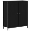 vidaXL Serv&iacute;rovacia skriňa Čierny dub 70 x 30 x 80 cm Kompozitn&eacute; drevo