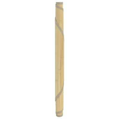 vidaXL Koberec okrúhly bledý prírodný 100 cm bambus