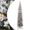 vidaXL Umel&yacute; vianočn&yacute; stromček Zelen&aacute; 210 cm PVC, oceľ a plast